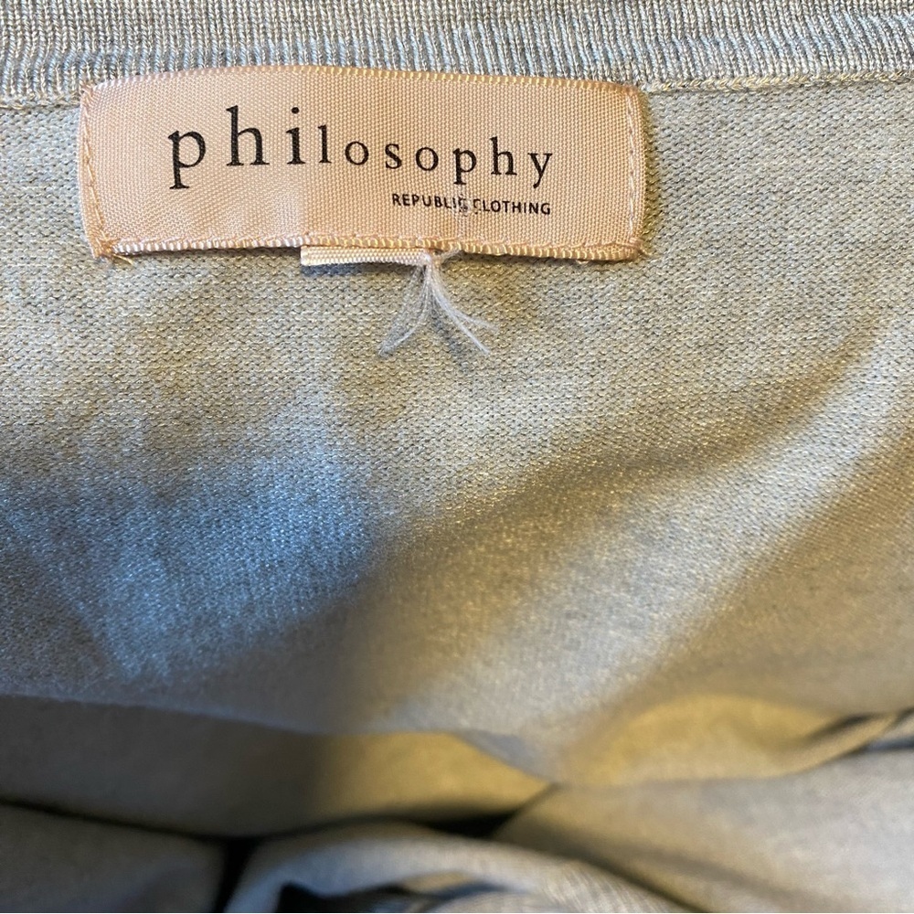 Women’s Philosophy Metal Toggle Knit Cardigan Size M/L - Picture 5 of 6